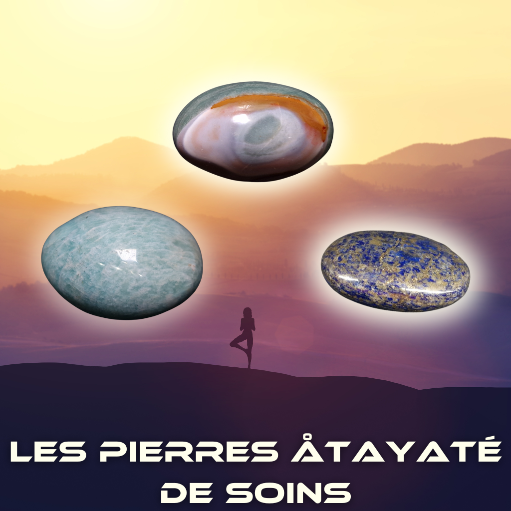 Pack 3 Pierres de Soin pour thérapeutes