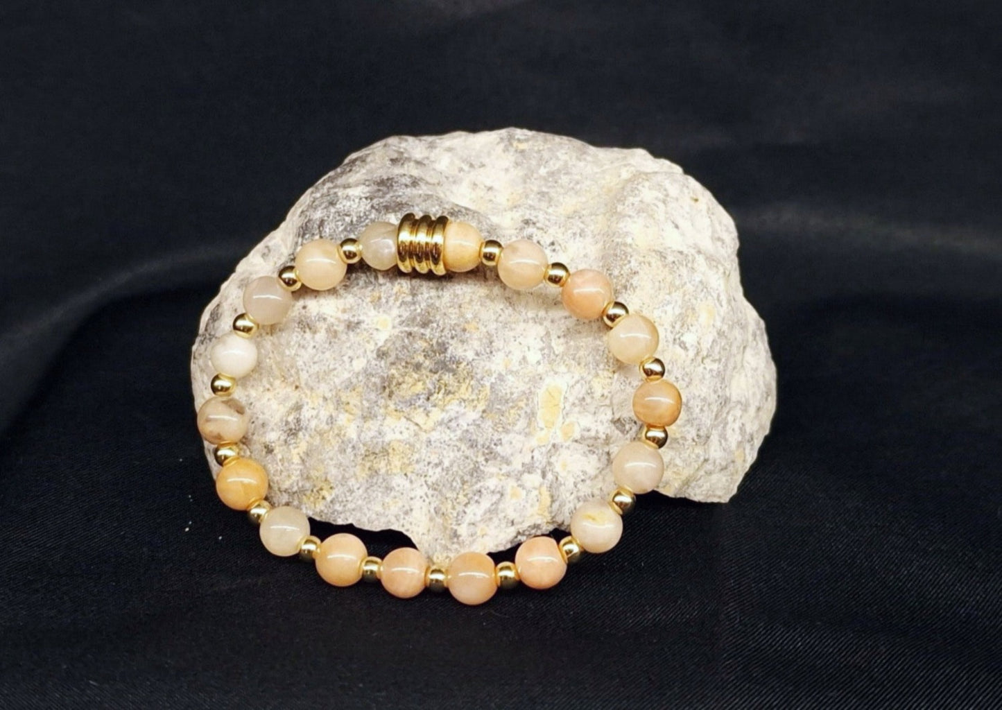 Bracelet de Cohérence® Enfants - Or, Pierres de Soleil