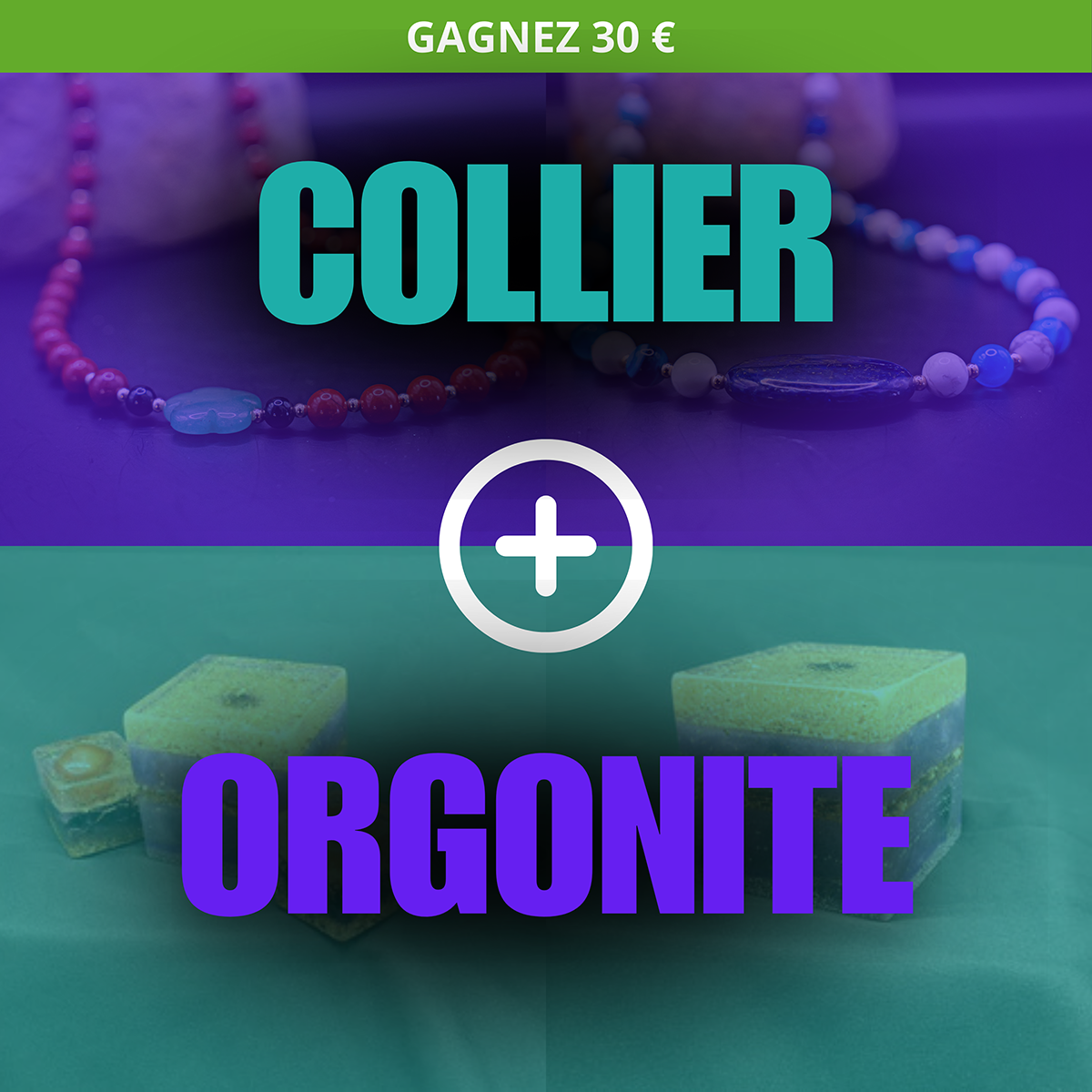 pack Collier et Orgonite de Cohérence