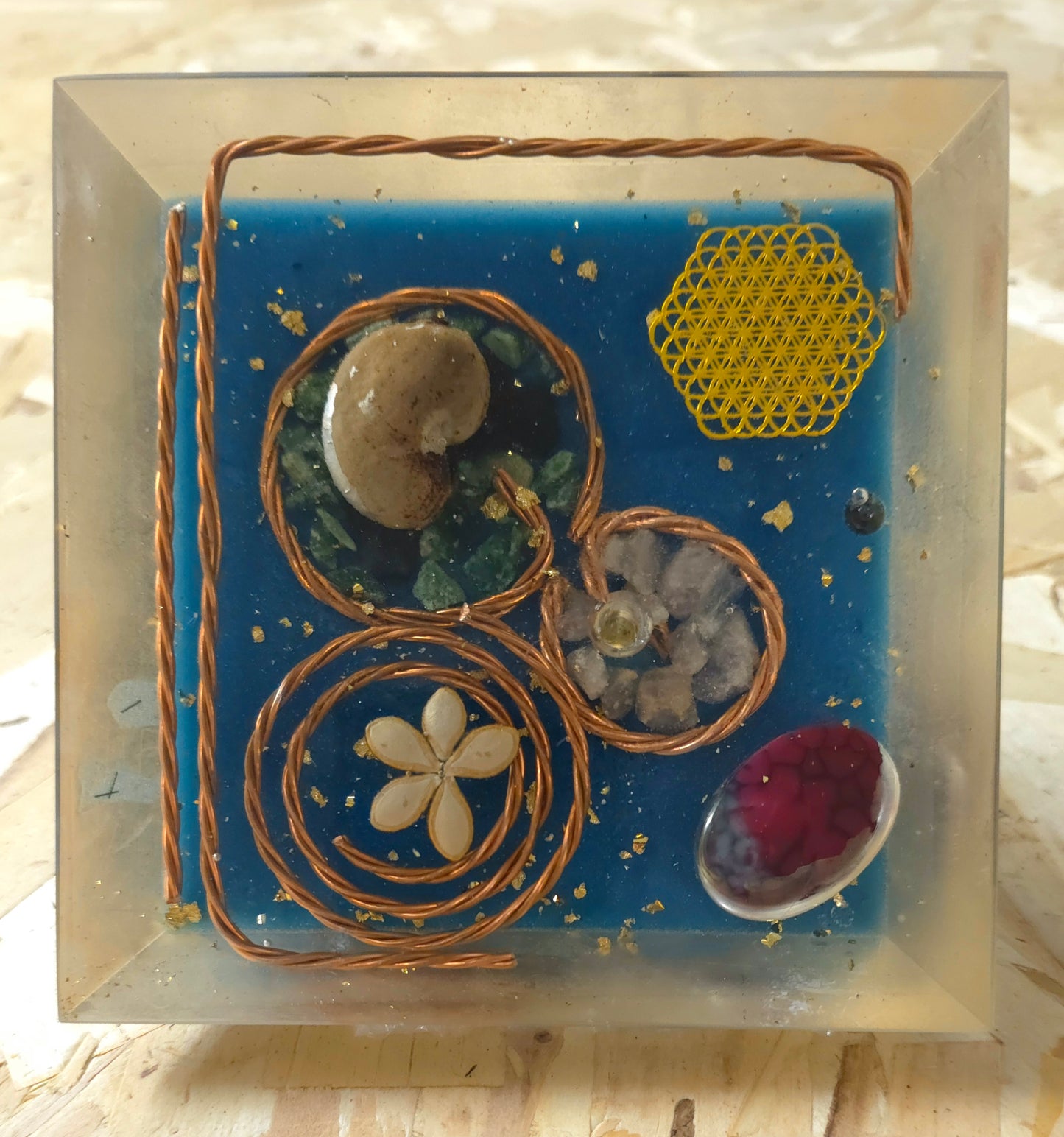 Orgonite Pyramide de fertilité Khéops de Cohérence