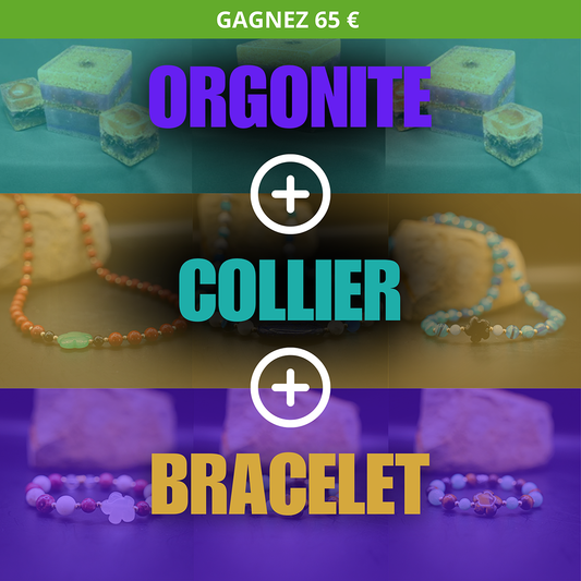 pack Orgonite, Collier et Bracelet de Cohérence