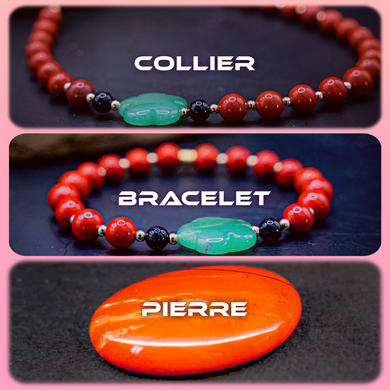 pack Pierre, Bracelet et Collier de Cohérence