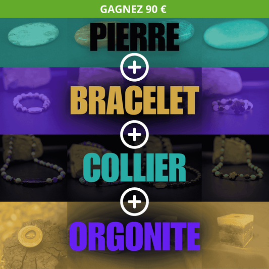 pack Pierre, Bracelet, Collier et Orgonite de Cohérence